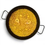 Arroz con rape, gambas y langostinos